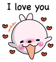 Love love Seal English version sticker #8223138