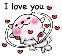 Love love Seal English version sticker #8223142