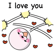 Love love Seal English version sticker #8223146