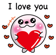 Love love Seal English version sticker #8223147