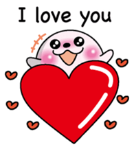 Love love Seal English version sticker #8223149