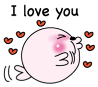 Love love Seal English version sticker #8223153