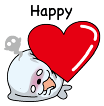 Love love Seal English version sticker #8223155