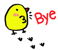 Pretty daily life of chicks sticker #8223795