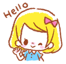 Cute girl stickers! sticker #8223796