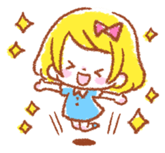 Cute girl stickers! sticker #8223802