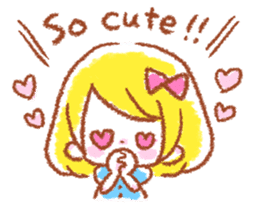 Cute girl stickers! sticker #8223803