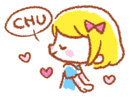 Cute girl stickers! sticker #8223805