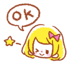 Cute girl stickers! sticker #8223815