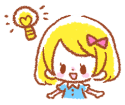 Cute girl stickers! sticker #8223822