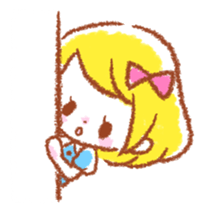 Cute girl stickers! sticker #8223830