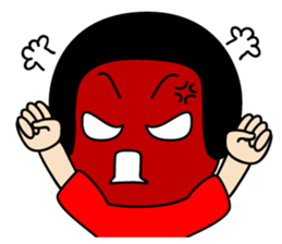 retro kids kuriko sticker #8223841