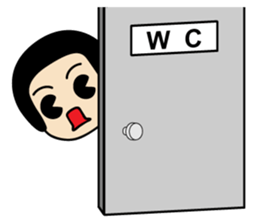 retro kids kuriko sticker #8223850