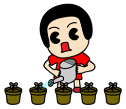 retro kids kuriko sticker #8223855