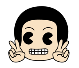 retro kids kuriko sticker #8223858