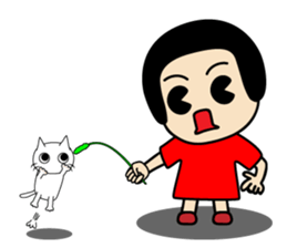 retro kids kuriko sticker #8223871