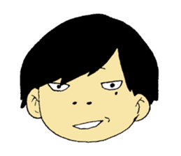 A face of Imozon. sticker #8224076