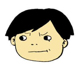 A face of Imozon. sticker #8224095