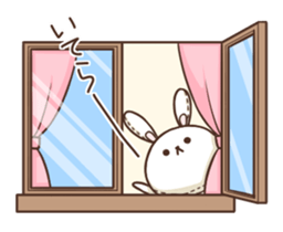Rabbit stuffed sticker #8224238