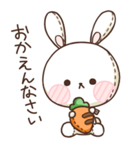 Rabbit stuffed sticker #8224239