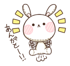 Rabbit stuffed sticker #8224247
