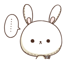 Rabbit stuffed sticker #8224255