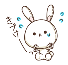 Rabbit stuffed sticker #8224256