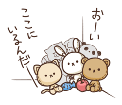 Rabbit stuffed sticker #8224257