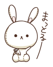 Rabbit stuffed sticker #8224261