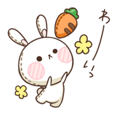 Rabbit stuffed sticker #8224271