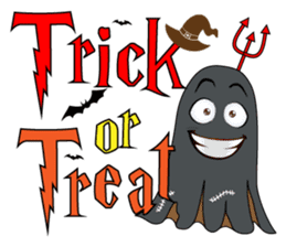 Halloween Ghost Funny [EN] sticker #8224377