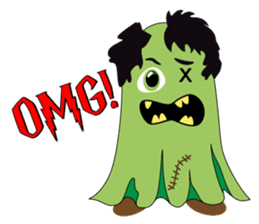 Halloween Ghost Funny [EN] sticker #8224387