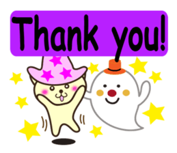 Halloween of cute animal sticker #8224725