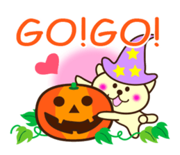 Halloween of cute animal sticker #8224728