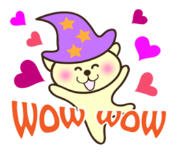 Halloween of cute animal sticker #8224729