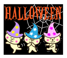 Halloween of cute animal sticker #8224735
