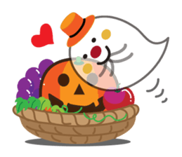 Halloween of cute animal sticker #8224737