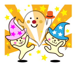 Halloween of cute animal sticker #8224740