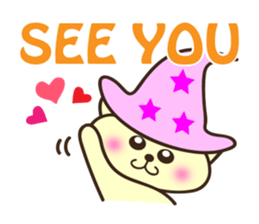 Halloween of cute animal sticker #8224741