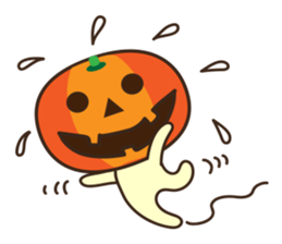 Halloween of cute animal sticker #8224753