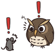 Owl ball sticker #8224823