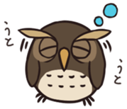 Owl ball sticker #8224830