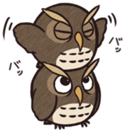 Owl ball sticker #8224833