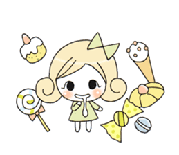 Cute roll-chan sticker #8225168