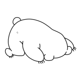 lazy bear of japan sticker #8225223