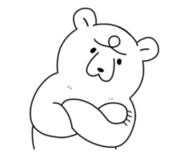 lazy bear of japan sticker #8225234
