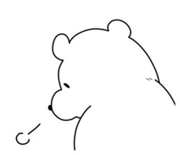 lazy bear of japan sticker #8225248