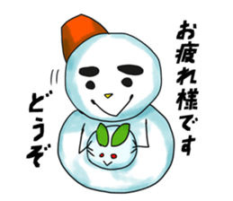 Life like a SNOWMAN! sticker #8226019