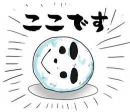 Life like a SNOWMAN! sticker #8226041