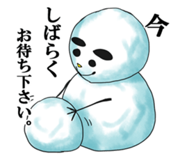 Life like a SNOWMAN! sticker #8226046